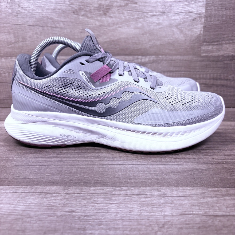 Saucony Guide 15 Gray Womens US Size 9.5 EUR 41 S10684-15 Running Shoes